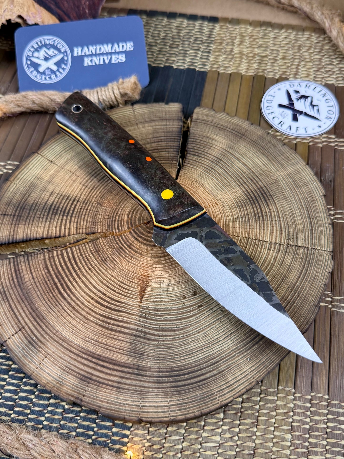 Chip Clip - Redwood Lace Burl - Tapered Nitro V