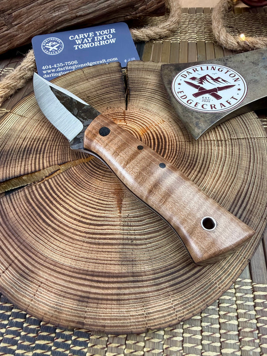 Scylla - Brown Curly Maple - Tapered Nitro V