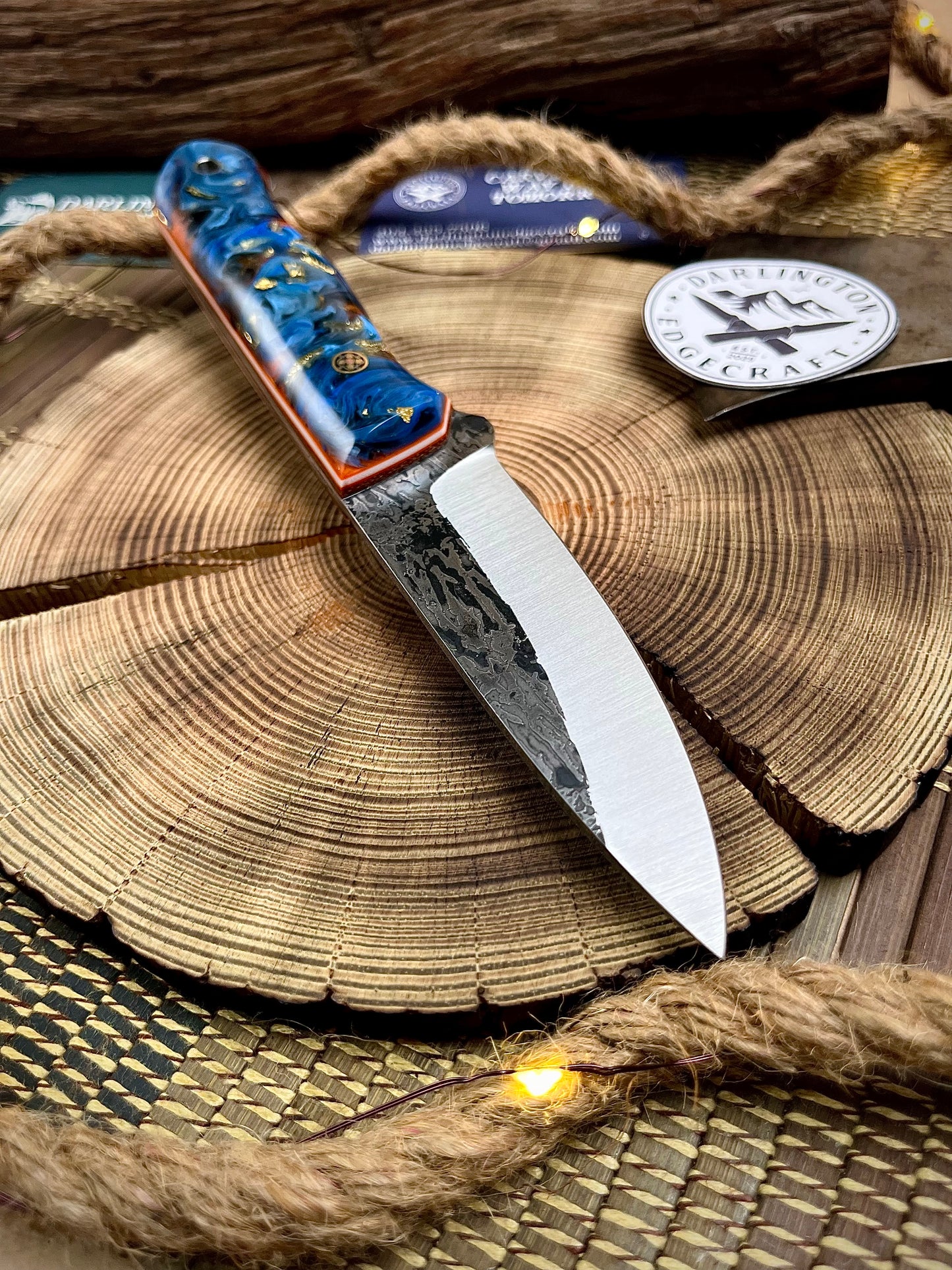 Candyman - Blue Goldleafed Resin - Tapered A2