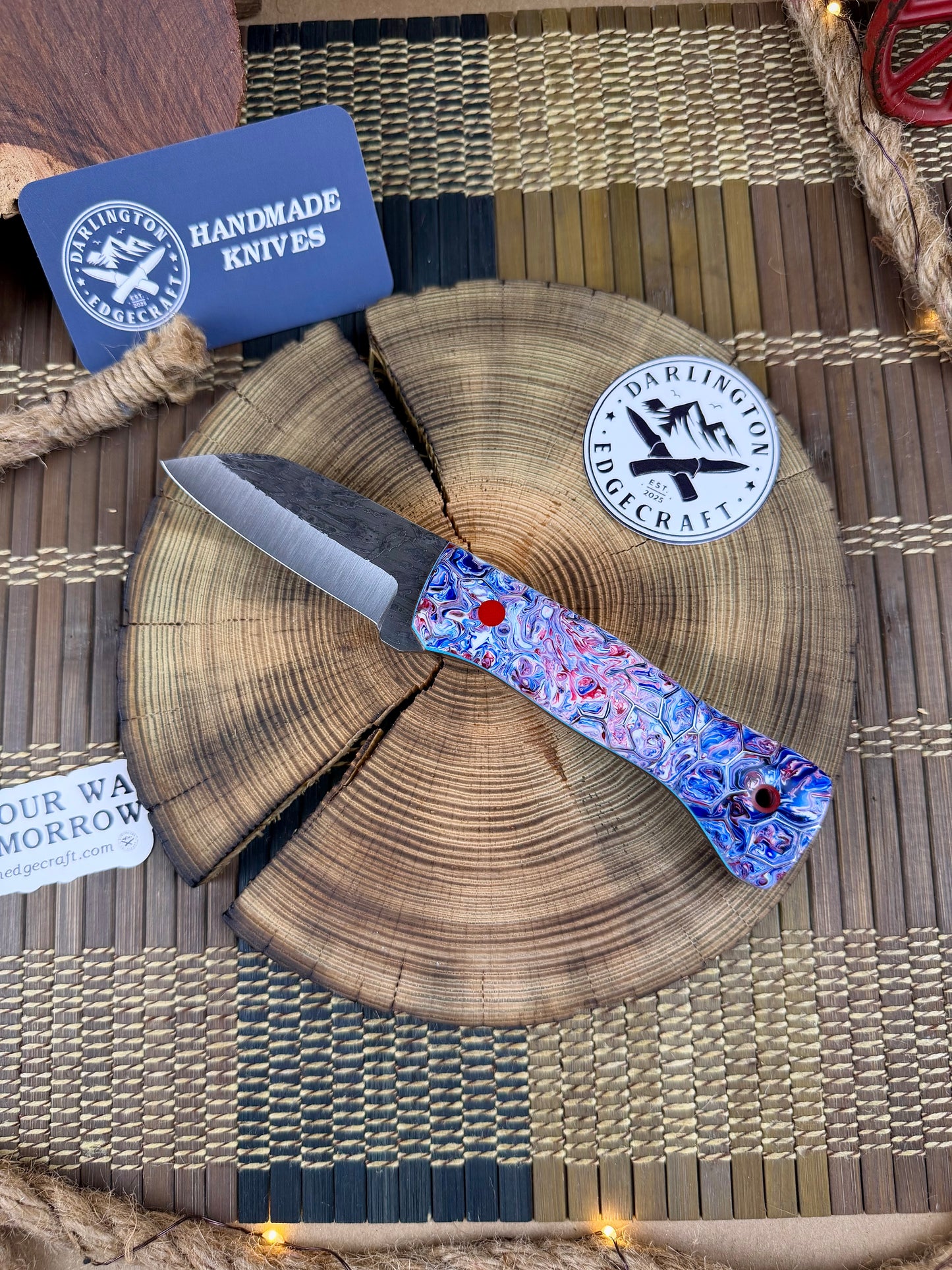Big Foot - Voodoo Resins Red White and Blue Aluminum Honeycomb - Tapered A2