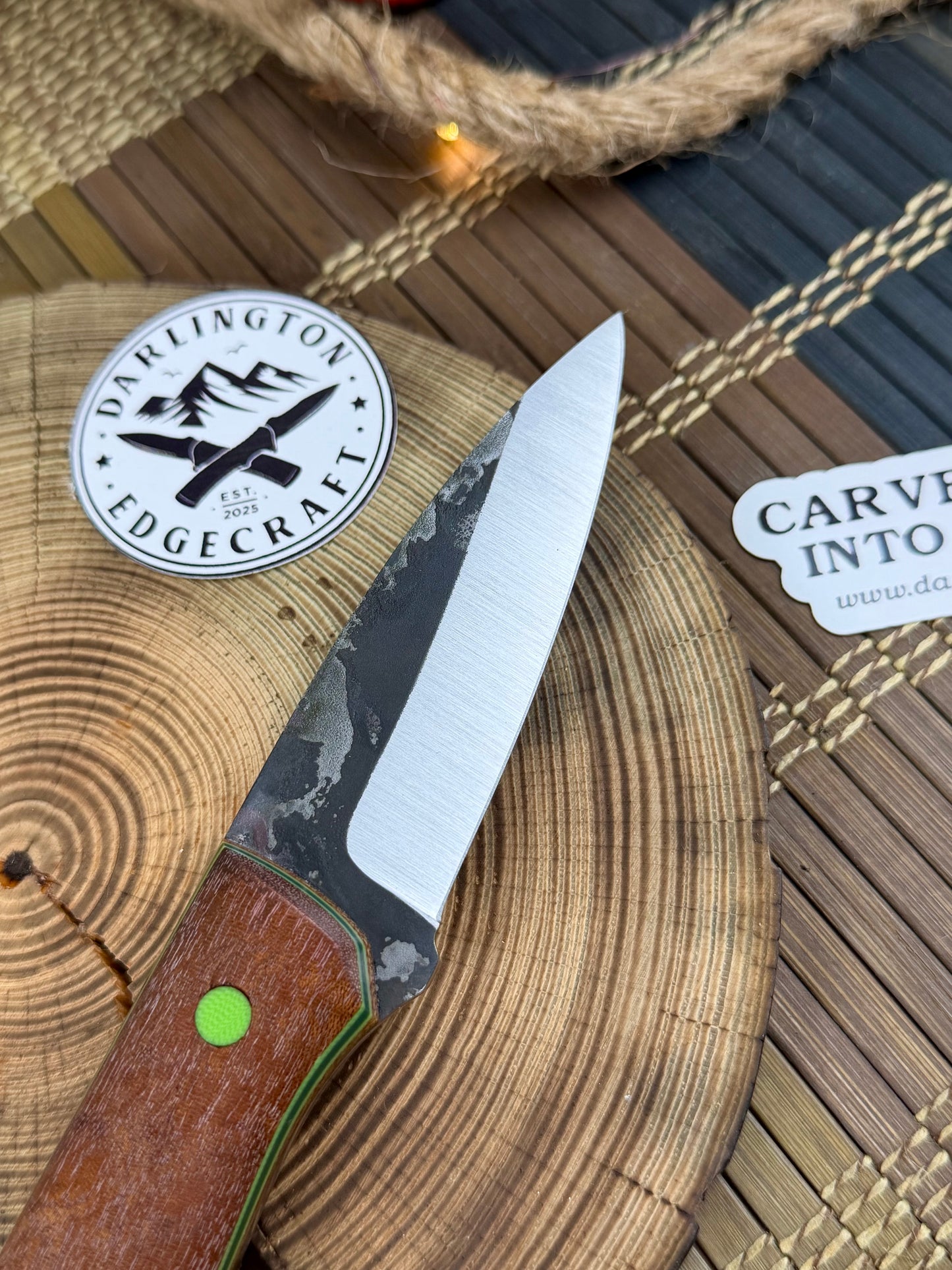 Kermit The 4in Kephart - Flamed Sapele - Tapered Nitro V
