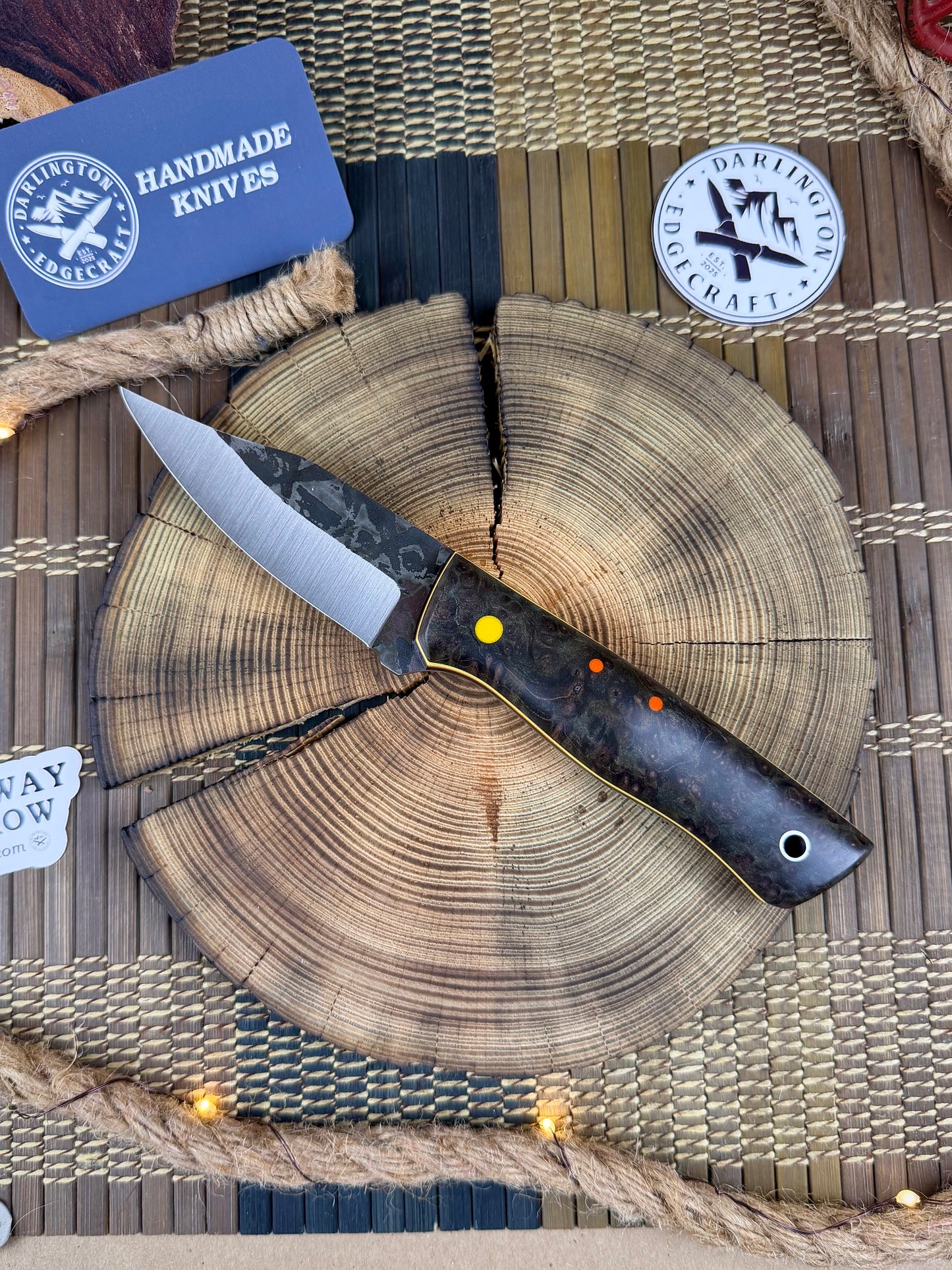 Chip Clip - Redwood Lace Burl - Tapered Nitro V