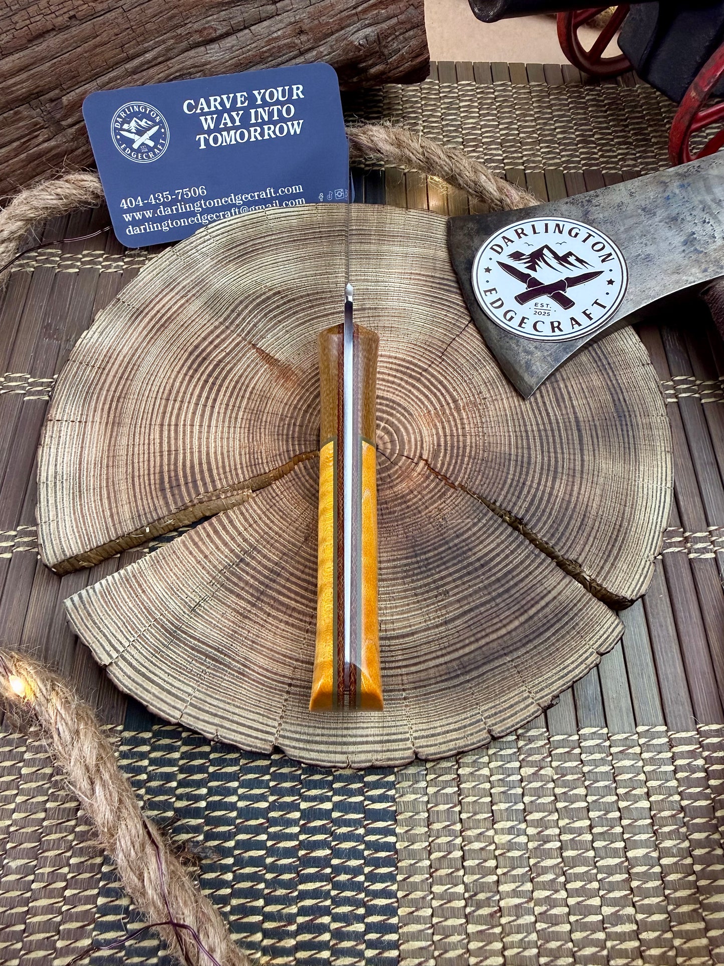 Quicksilver - Bolstered Yellow Curly Maple - Tapered A2