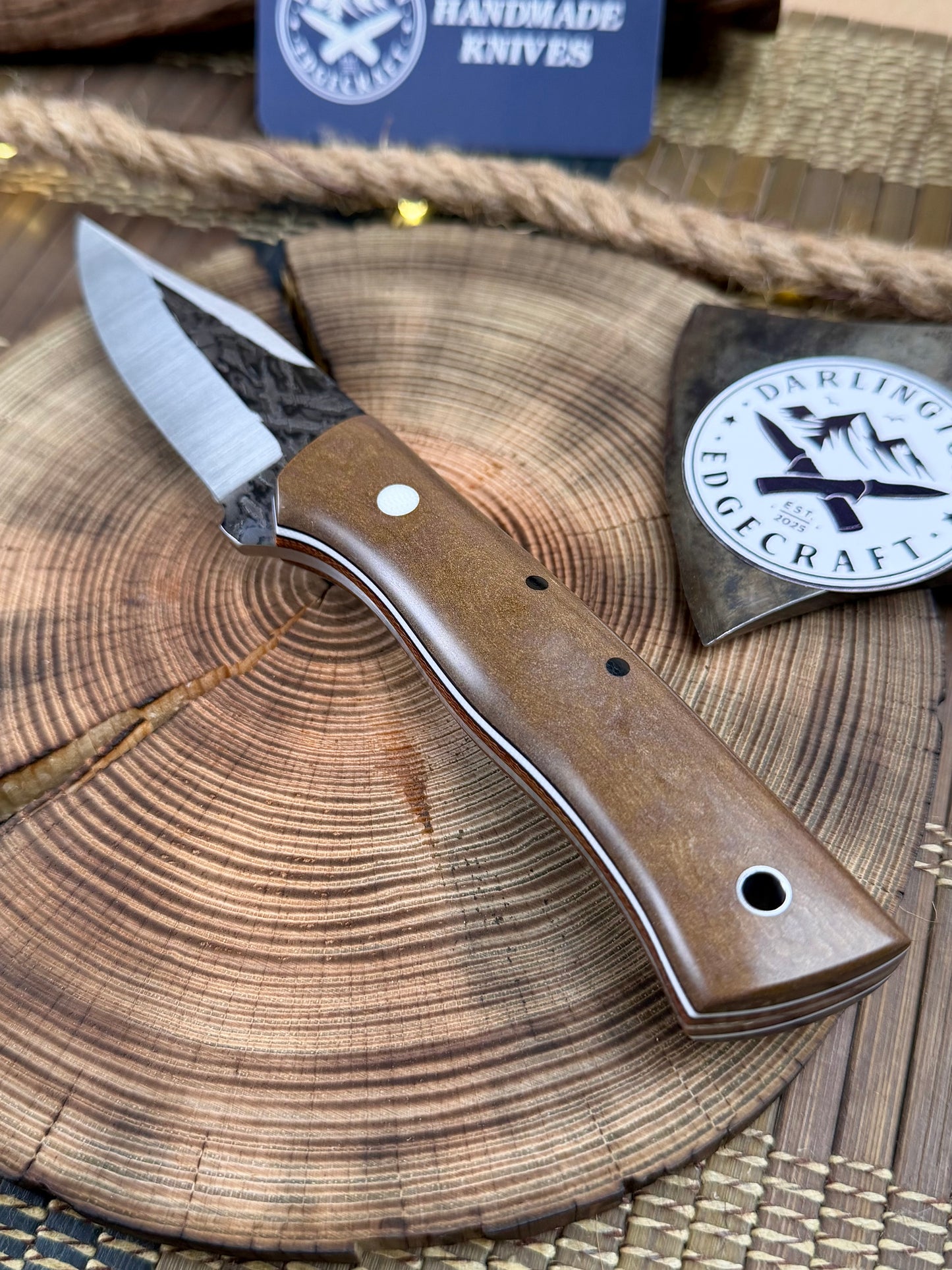 Chip Clip - Brown Richlite - Tapered A2