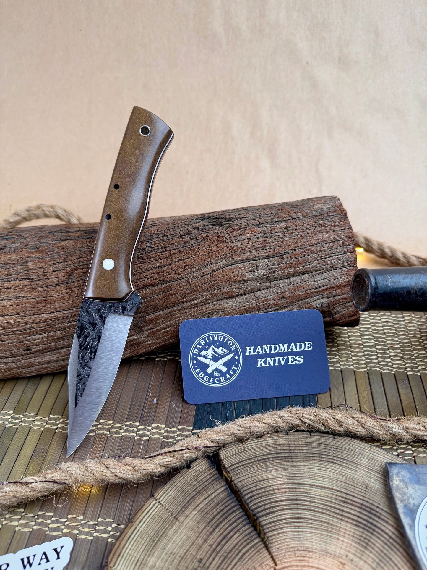 Chip Clip - Brown Richlite - Tapered A2