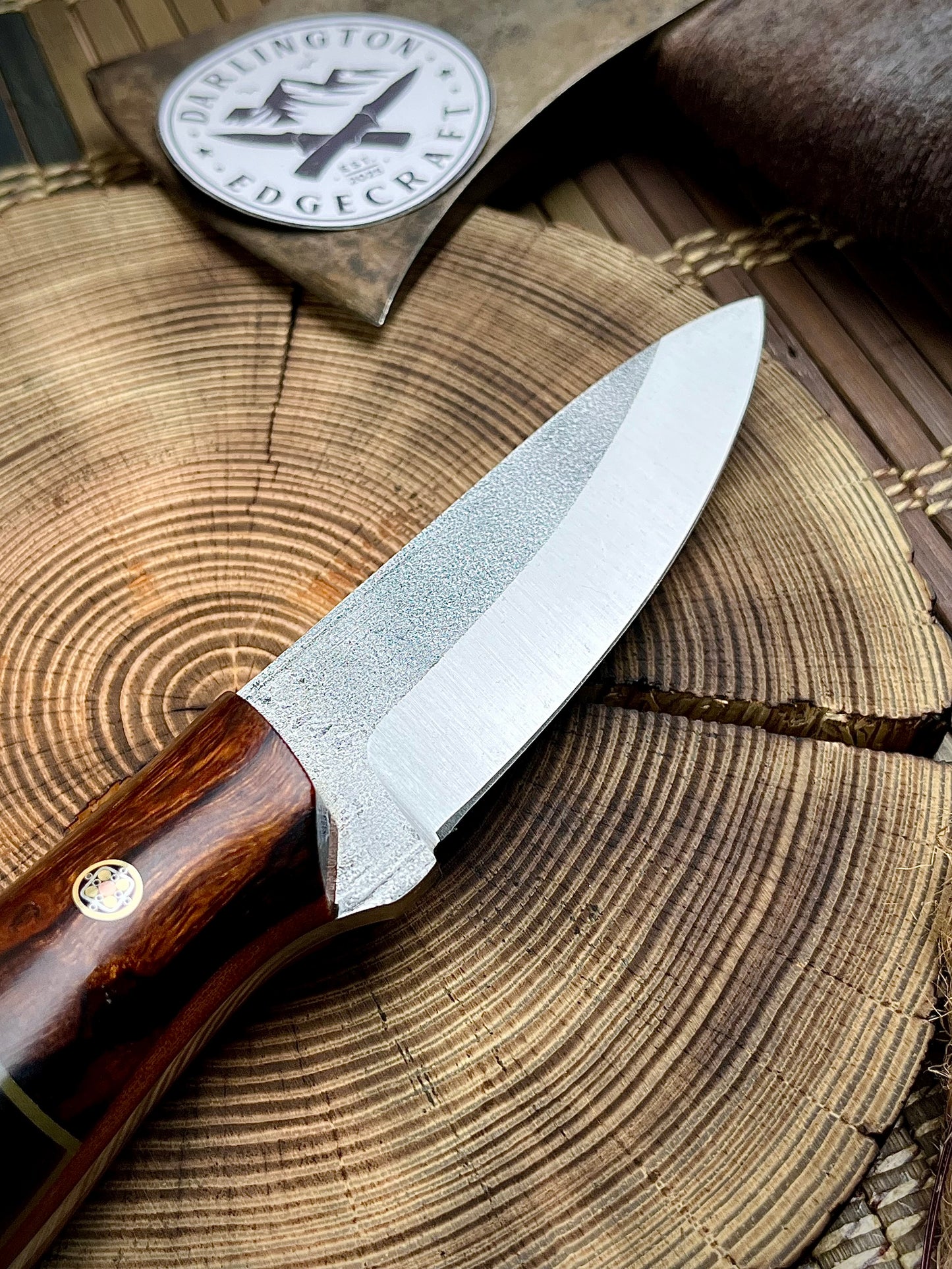 Candyman - Bolstered Espresso Micarta - Tapered CPM 154