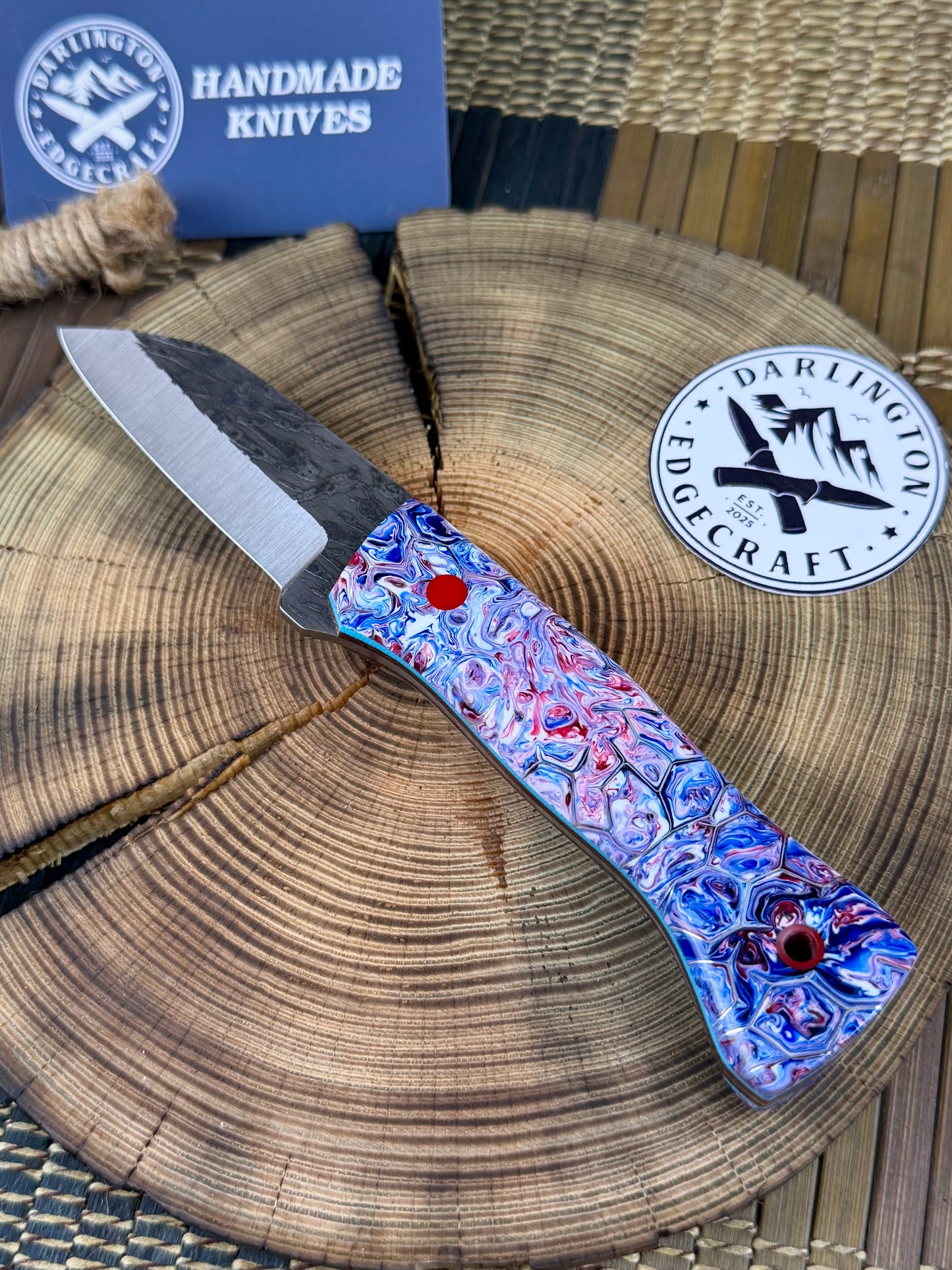 Big Foot - Voodoo Resins Red White and Blue Aluminum Honeycomb - Tapered A2