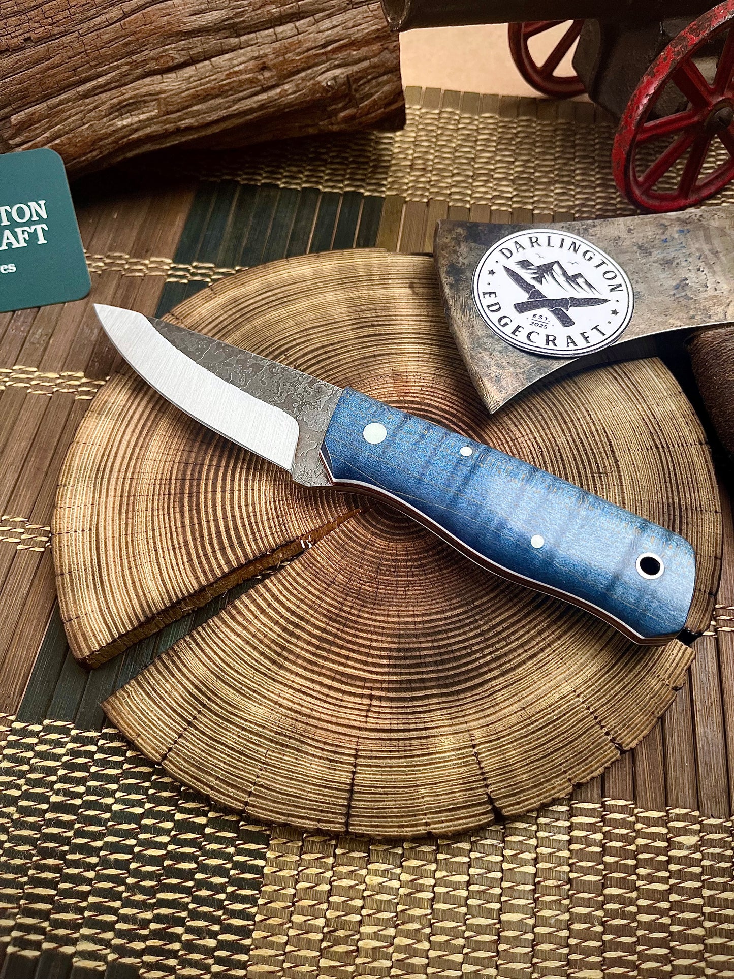 Penguin - Blue Curly Maple - Tapered A2